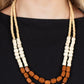 Bermuda Bellhop - Brown necklace