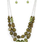 Pina Colada Paradise - Green  necklace