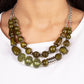 Pina Colada Paradise - Green  necklace