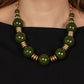 Race to the POP - Green necklace