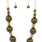Race to the POP - Green necklace