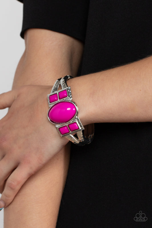 A Touch of Tiki - Pink bracelet