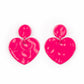 Just a Little Crush - Pendientes rosas