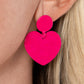 Just a Little Crush - Pendientes rosas