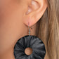 Fan the Breeze - Black earring