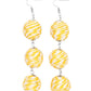 Laguna Lanterns - Yellow earrings