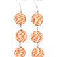 Laguna Lanterns - Orange earrings