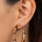 Halo Hustle - Brown earrings