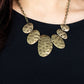 Cave Crawl - Brass necklace