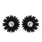Sunshiny DAIS-y - Black earring