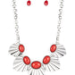 Fearlessly Ferocious - Red necklace