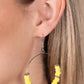 Loudly Layered - Yellow earrings