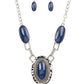 Count to TENACIOUS - Blue necklace