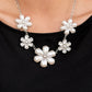 Fiercely Flowering - White   necklace  (Life of the party Dec 21')