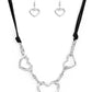 Fashionable Flirt - Black necklace