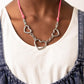 Fashionable Flirt - Pink necklace