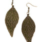 Leafy Luxury - Green earring