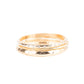 Confidently Curvaceous - Gold Bracelets