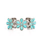 Parche de flores del desierto - Pulsera azul