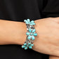 Parche de flores del desierto - Pulsera azul