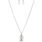 Pop It y LOCKET - Collar blanco