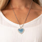 Heart Full of Luster - Blue necklace