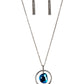 Hands-Down Dazzling - Blue necklace (lanyard)