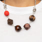 Eco Extravaganza - Red necklace