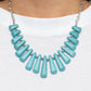 Mojave Empress - Blue necklace