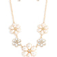 Fiercely Flowering - Gold necklace