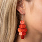 Tropical Tryst - Orange earrings