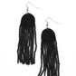 Right as RAINBOW - Black earrings