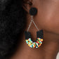 Make it RAINBOW - Black earrings