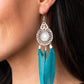 Pretty in PLUMES - Blue earrings