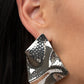 Modern Maverick - Silver earrings