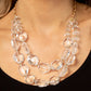 Icy Illumination - Gold necklace