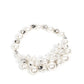 Elegantemente exagerado - Pulsera blanca Fashion Fix 22 de enero
