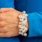 Elegantemente exagerado - Pulsera blanca Fashion Fix 22 de enero