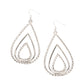 Tastefully Twisty - Silver earrings