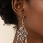 Sentimental Shimmer - Blue earrings
