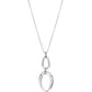 Elegantly Entrancing - White necklace