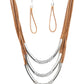 Mechanical Mania - Brown necklace