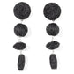 Twine Tango - Black earrings