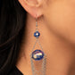Etéreamente extravagante: pendientes azules