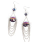 Ethereally Extravagant - Purple earrings