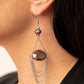 Ethereally Extravagant - Purple earrings