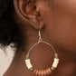 Earthy Esteem - Brown earrings