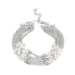 Experienced in Elegance - White bracelet