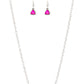 Pyramid Prowl - Pink necklace