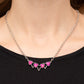 Pyramid Prowl - Pink necklace